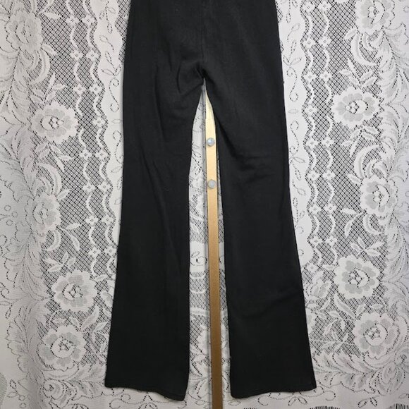 SKIMS Outdoor Basics Pants Foldover Bootcut Leggings Washed Onyx S - Picture 4 of 10